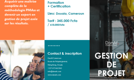 Formation & Certification Management de projet international, Douala : 345.000 Fcfa