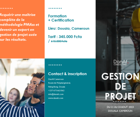 Formation & Certification Management de projet international, Douala : 345.000 Fcfa